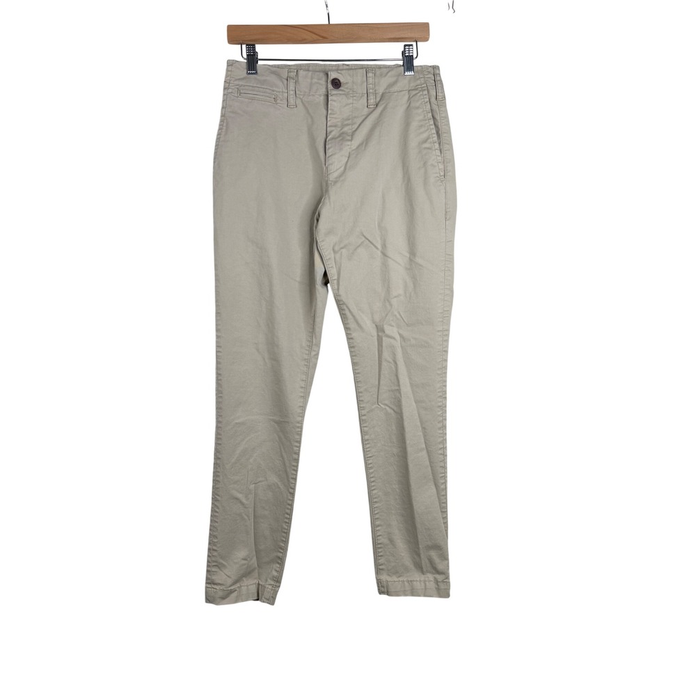 American Eagle Men's Flex Chino Pants size 28X30 Cream